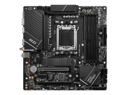 MSI PRO B650M-A WIFI AMD Socket AM5 DDR5 up to 128GB 2xPCIe x16 4xSATA mATX
