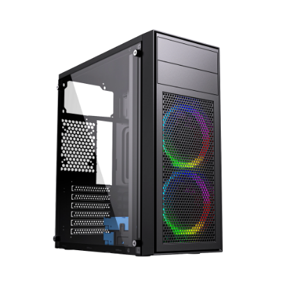 GEMBIRD skříň Fornax M100RGB černá