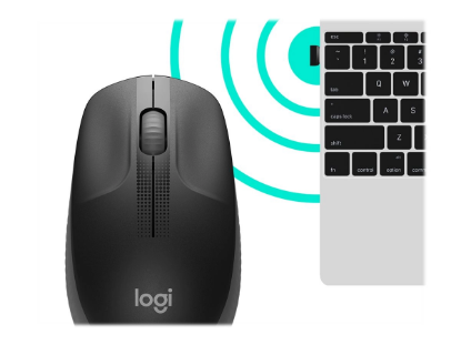 LOGITECH M190 Full-size wireless mouse - CHARCOAL - EMEA