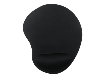 GEMBIRD mouse pad with soft wrist support black