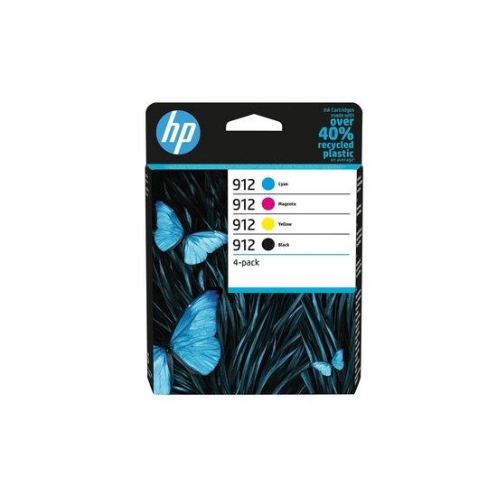 HP 912 CMYK, 4 balení